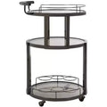 Rio 3 Tier Round Bar Cart - BCT8002 - Safavieh