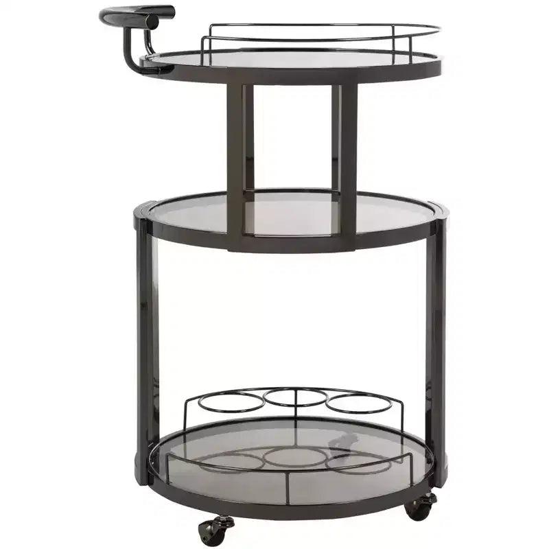 Rio 3 Tier Round Bar Cart - BCT8002 - Safavieh
