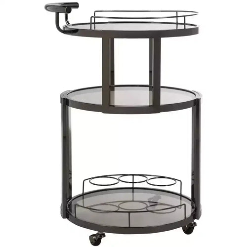 Rio 3 Tier Round Bar Cart - BCT8002 - Safavieh