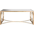 Melosa Coffee Table - Gold/Mirror - Safavieh