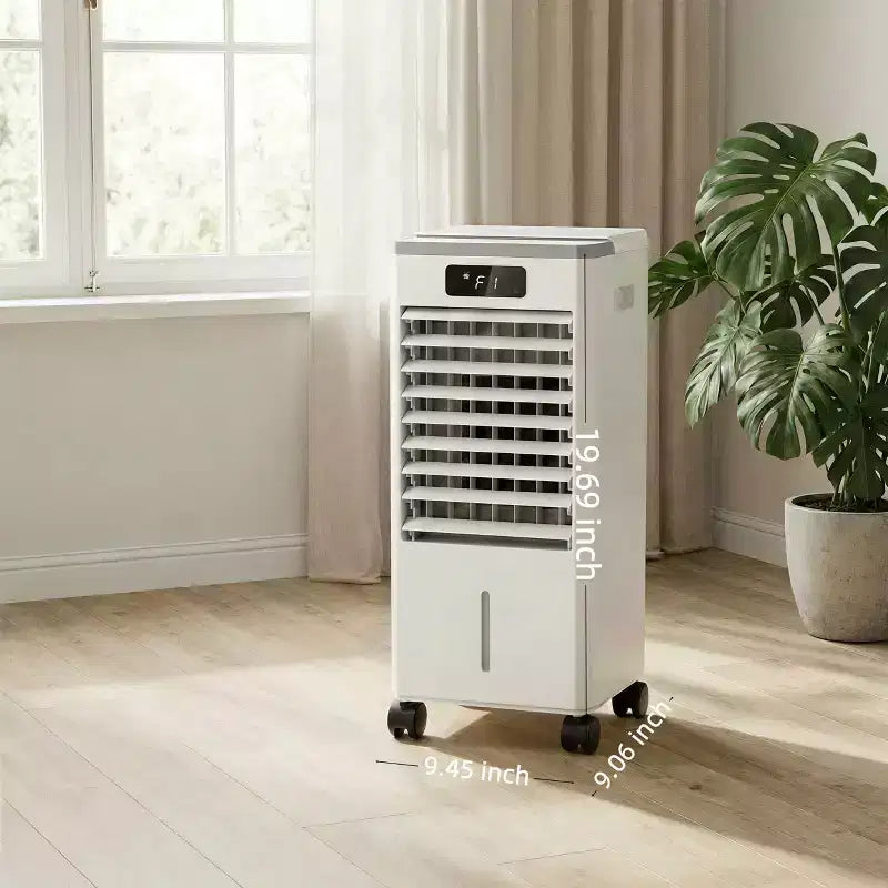 Φορητός εξατμιστικός ψύκτης αέρα 7L με τηλεχειριστήριο, 3 ταχύτητες, χρονοδιακόπτη και περιστρεφόμενο ανεμιστήρα για το σπίτι και το γραφείο