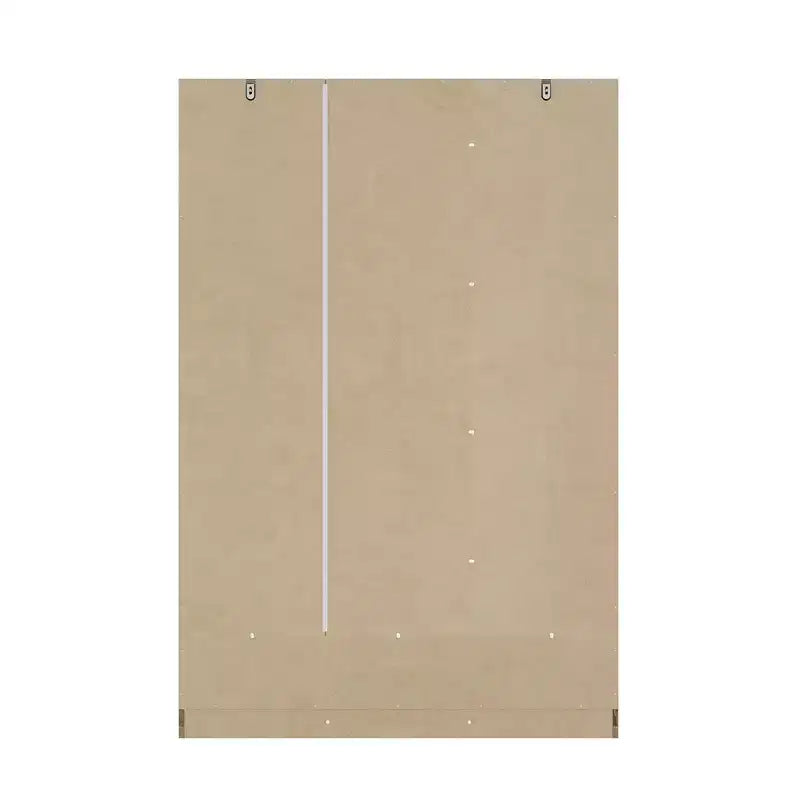 Ντουλάπα Rattan Famapy με 3 Συρτάρια, 3 Πόρτες από Διαπνέον Rattan, Ψηλή Ντουλάπα Αποθήκευσης σε Αγροτικό Στυλ για την Κρεβατοκάμαρα