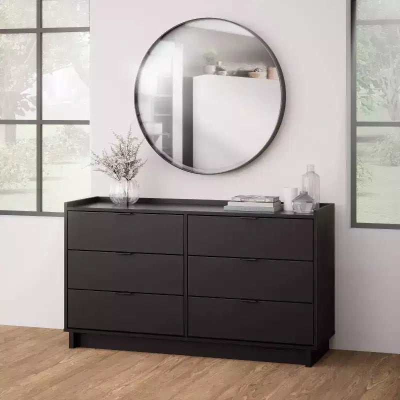 Prepac 52.5" Wide Simply Modern 6 Drawer Dresser