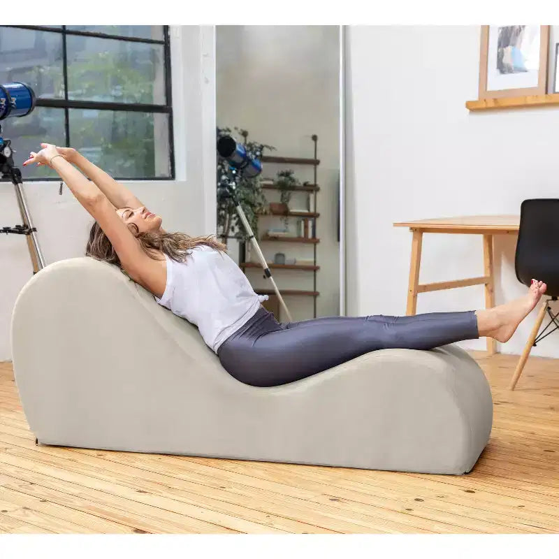 Ανάκλιντρο Yoga Avana Sleek - Κατασκευασμένο στις ΗΠΑ - Ιδανικό για διατάσεις, χαλάρωση, άσκηση και πολλά άλλα, 60 Β x 18 Π x 26 Υ ίντσες, Ανοιχτό Γκρι