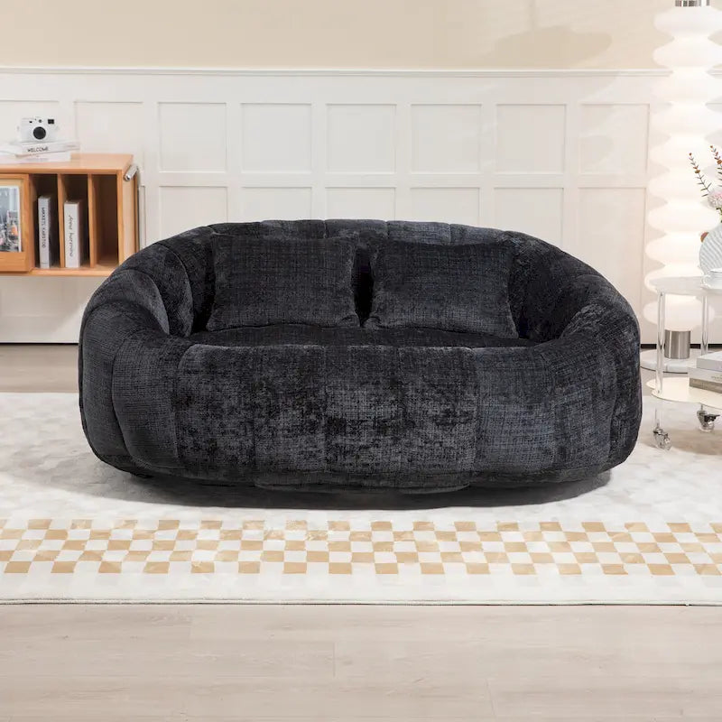 GDFStudio - Καναπές 2 Θέσεων Laurel Chenille Lazy με Αφρό Υψηλής Πυκνότητας και Υπερμεγέθη Άνεση