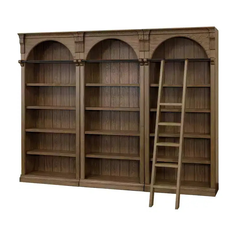 Βιβλιοθήκη τοίχου 94 ιντσών, Συλλογή Stratton Καφέ - Martin Furniture