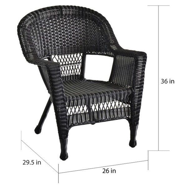 Wicker Patio 4-piece Conversation Set
