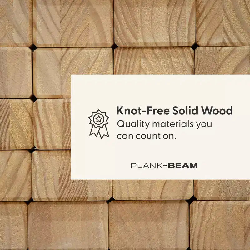 Κουκέτα Plank+Beam από μασίφ ξύλο σε στυλ αγροικίας, για δύο μονά κρεβάτια, κατάλληλη για ενήλικες