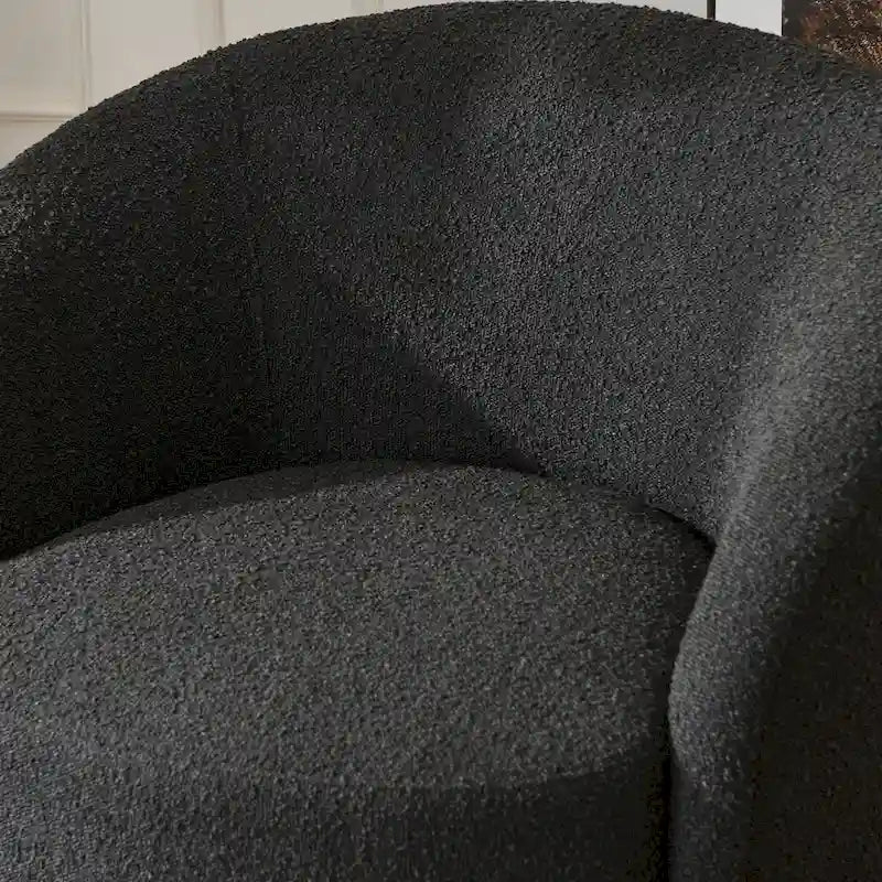 KINWELL Πολυθρόνα Barrel με περιστρεφόμενη βάση, 34" (Σετ των 2)