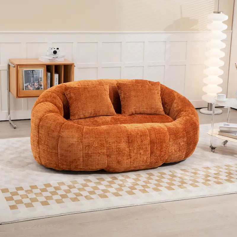 GDFStudio - Καναπές 2 Θέσεων Laurel Chenille Lazy με Αφρό Υψηλής Πυκνότητας και Υπερμεγέθη Άνεση