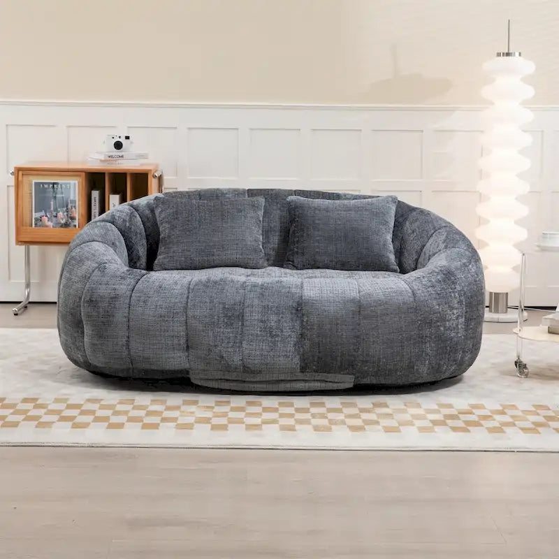 Πολυθρόνα Σακούλα Chenille Lazy Sofa