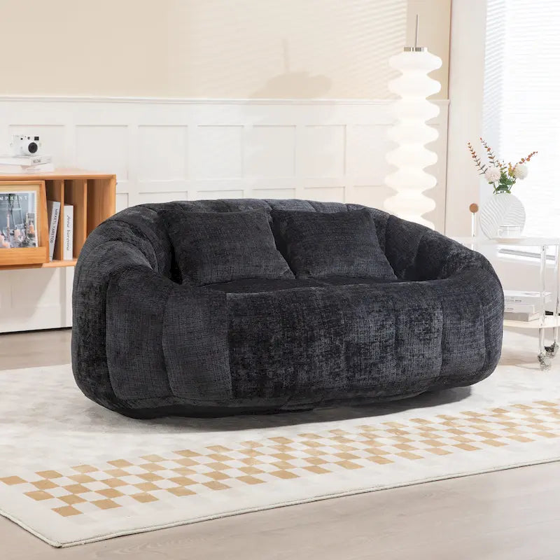 GDFStudio - Καναπές 2 Θέσεων Laurel Chenille Lazy με Αφρό Υψηλής Πυκνότητας και Υπερμεγέθη Άνεση