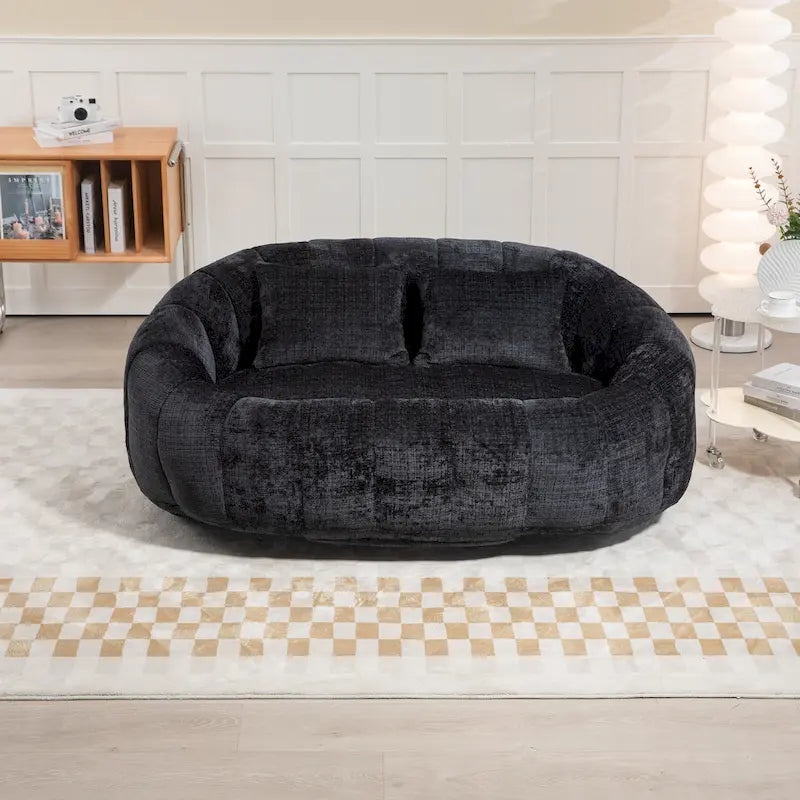 GDFStudio - Καναπές 2 Θέσεων Laurel Chenille Lazy με Αφρό Υψηλής Πυκνότητας και Υπερμεγέθη Άνεση