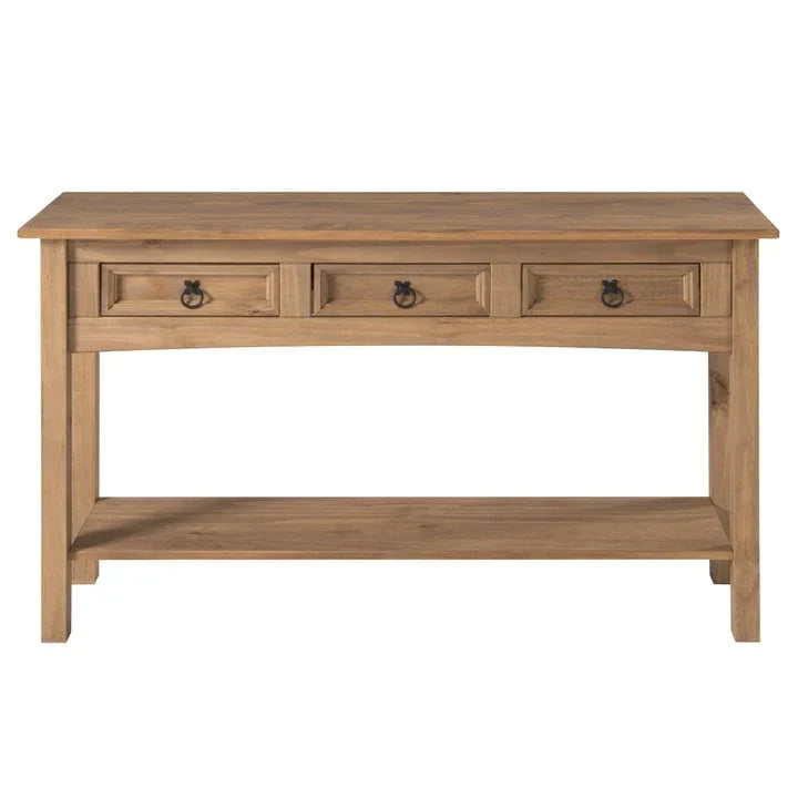 Ξύλινη Κονσόλα Τραπεζαρίας με 3 Συρτάρια Corona | Furniture Dash - N/A