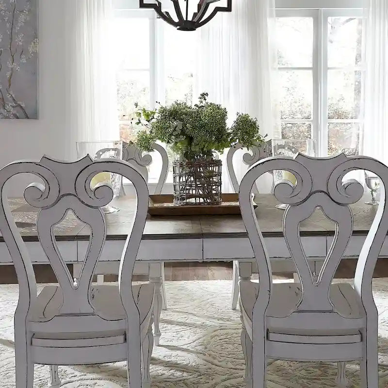 Καρέκλα τραπεζαρίας Magnolia Manor με πλάτη τύπου splat (Σετ 2 τεμαχίων)