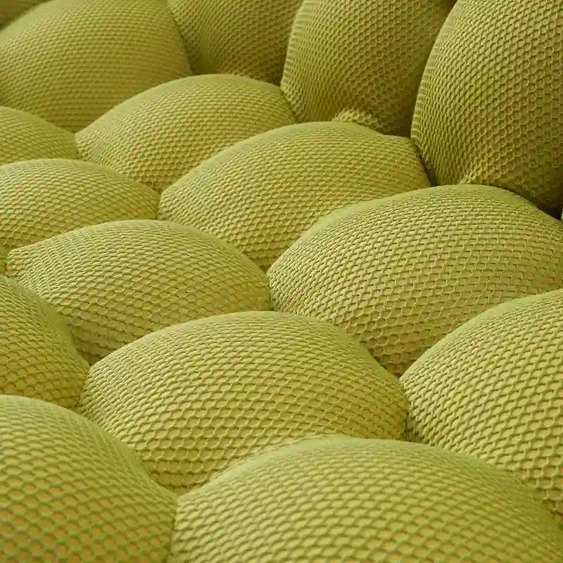 2-Seat Bubble Curved Lazy Sofa Honeycomb Shaped with 3D Textile Fabric for Living Room Salon Apartment