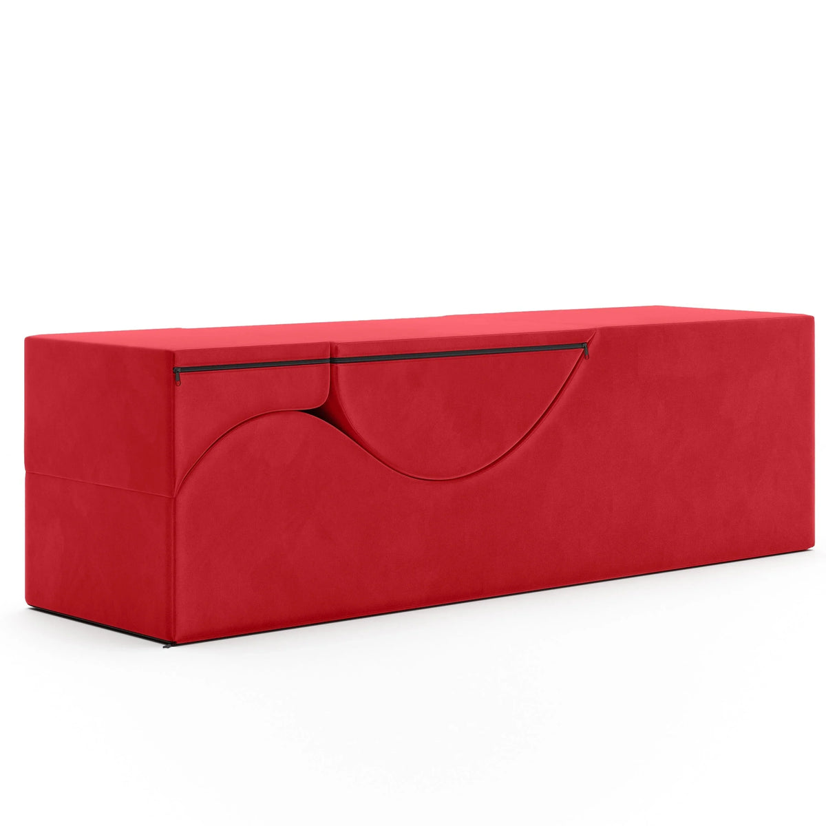 Avana Kami Μετατρέψιμη Σεζλόνγκ / Yoga & Μασάζ - Υποπόδιο 2-σε-1 με Κρυφή Αναδιπλούμενη Πολυθρόνα Yoga, Microvelvet - N/A