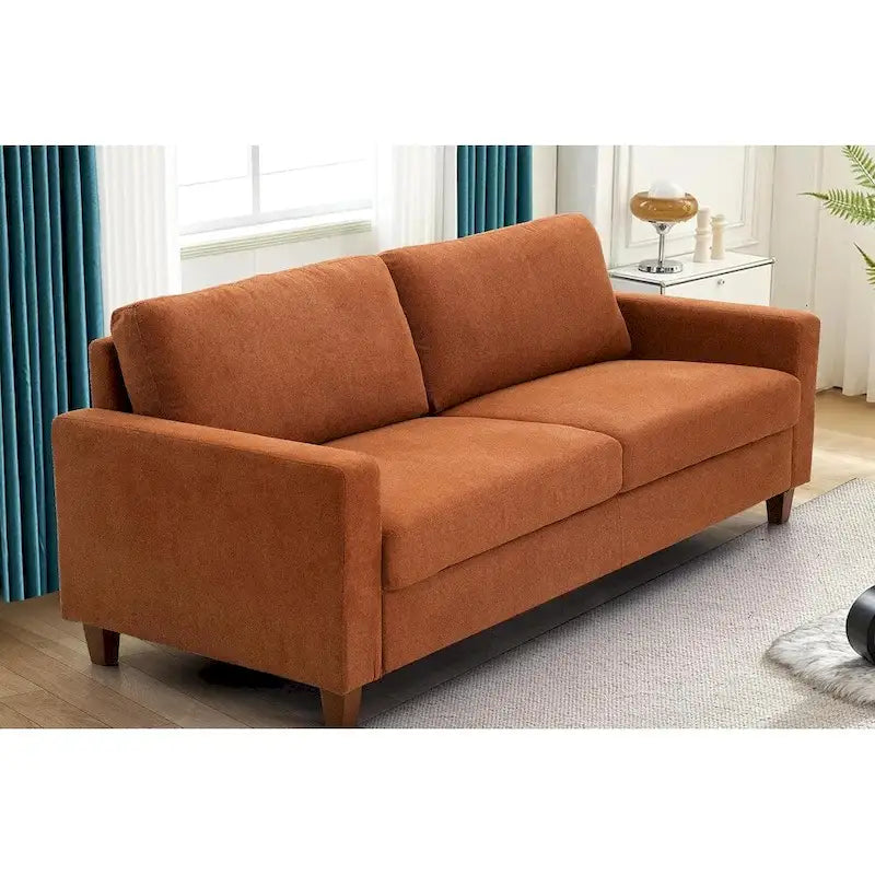 Καναπές Miles Mid Century Modern διθέσιος με αναστρέψιμα μαξιλάρια πλάτης, μεγάλος