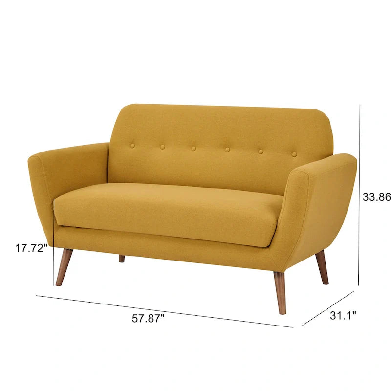 Καναπέ Loveseat Carson Carrington Maglo με ταπετσαρία
