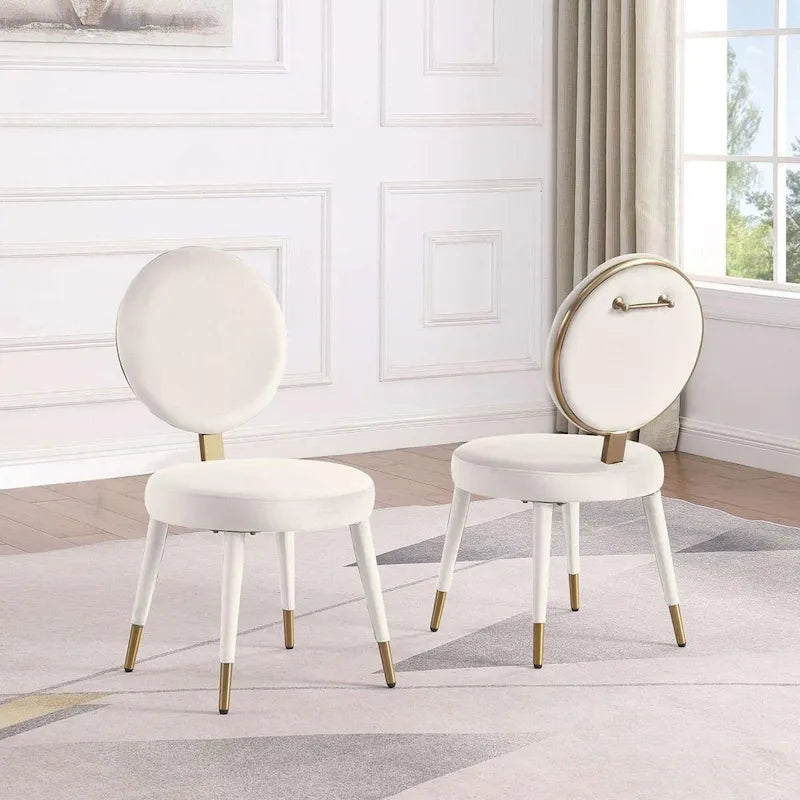 Σετ Τραπεζαρίας Morden Fort Modern Luxury 5 Τεμαχίων με Στρογγυλό Τραπέζι και Καρέκλες