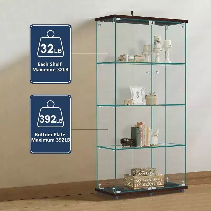 Βιτρίνα από γυαλί 64.5 X 32 με κλειδαριά