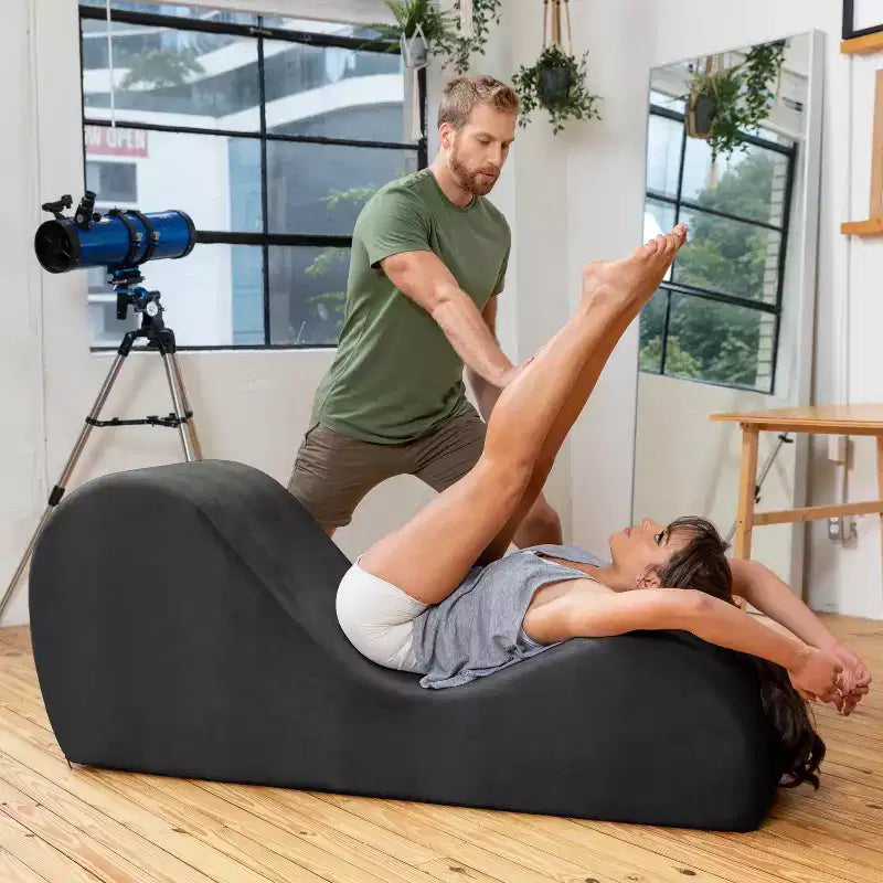 Ανάκλιντρο Yoga Avana Sleek - Κατασκευασμένο στις ΗΠΑ - Ιδανικό για διατάσεις, χαλάρωση, άσκηση και πολλά άλλα, 60 Β x 18 Π x 26 Υ ίντσες, Ανοιχτό Γκρι