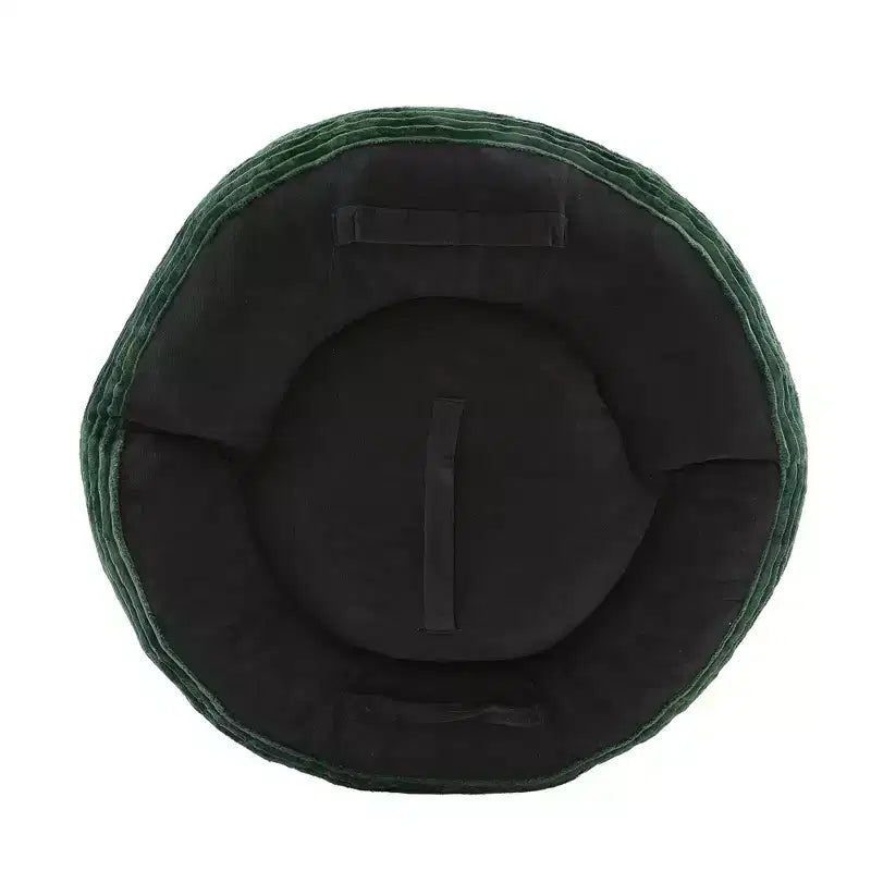 Καναπές Bean Bag για ενήλικες και παιδιά, υπερμεγέθης πολυθρόνα πουφ από κοτλέ ύφασμα με 3 μαξιλάρια και μπράτσα για το σαλόνι και την κρεβατοκάμαρα