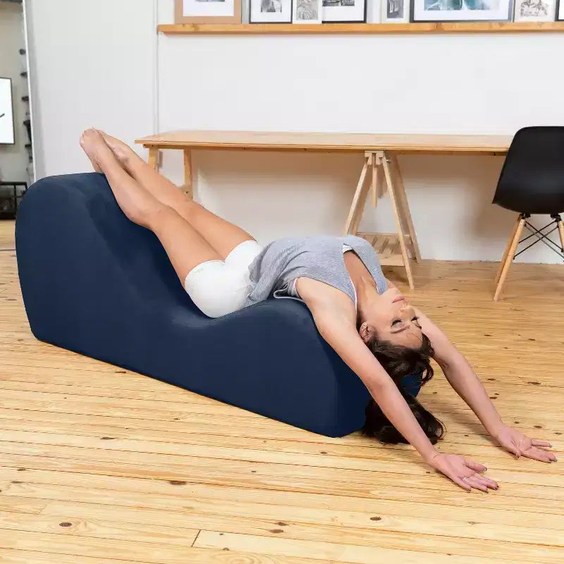 Ανάκλιντρο Yoga Avana Sleek - Κατασκευασμένο στις ΗΠΑ - Ιδανικό για διατάσεις, χαλάρωση, άσκηση και πολλά άλλα, 60 Β x 18 Π x 26 Υ ίντσες, Ανοιχτό Γκρι