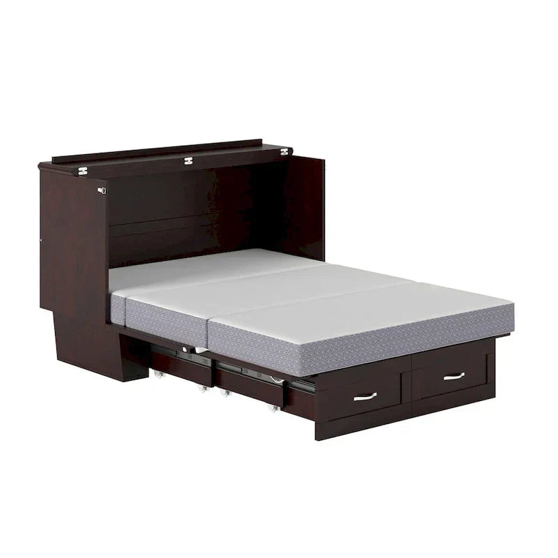 Murphy Bed Monroe Full με στρώμα αφρού μνήμης 6 ιντσών