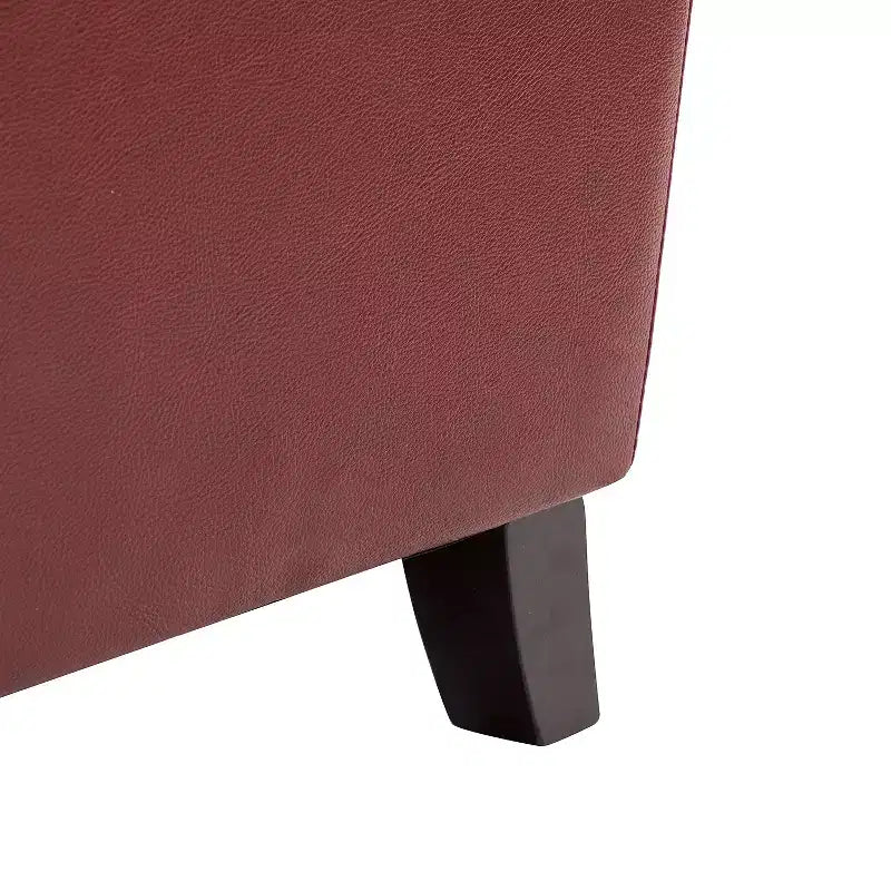 Σετ 2 Πολυθρόνων Elisabete Modern Wingback από Γνήσιο Δέρμα με Ανακλινόμενο Μηχανισμό και Διακοσμητικά Τρουκς για το Σαλόνι και την Κρεβατοκάμαρα| ART OF LIVING DESIGNS