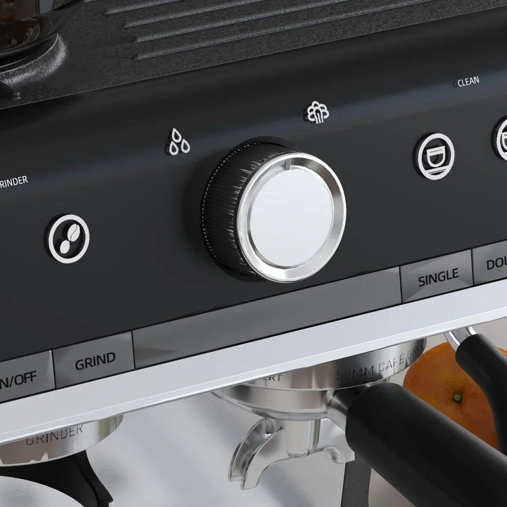 Espresso Coffee Maker, with Grinder, 2.8 L Water Tank