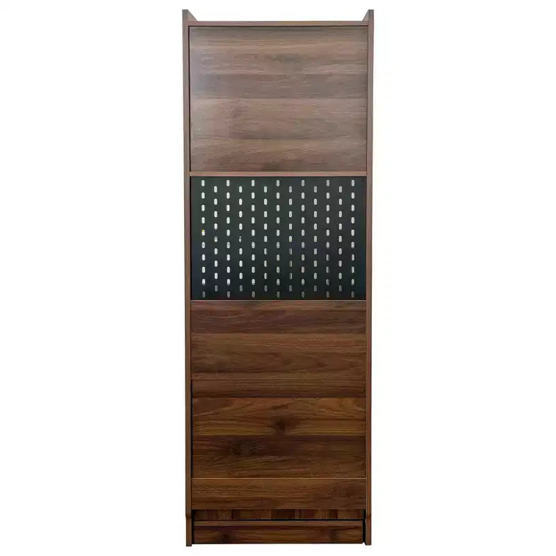 GDFStudio Sinclair Modern 36 Πτυσσόμενο Ξύλινο Γραφείο Μελέτης με Αποθηκευτικό Χώρο
