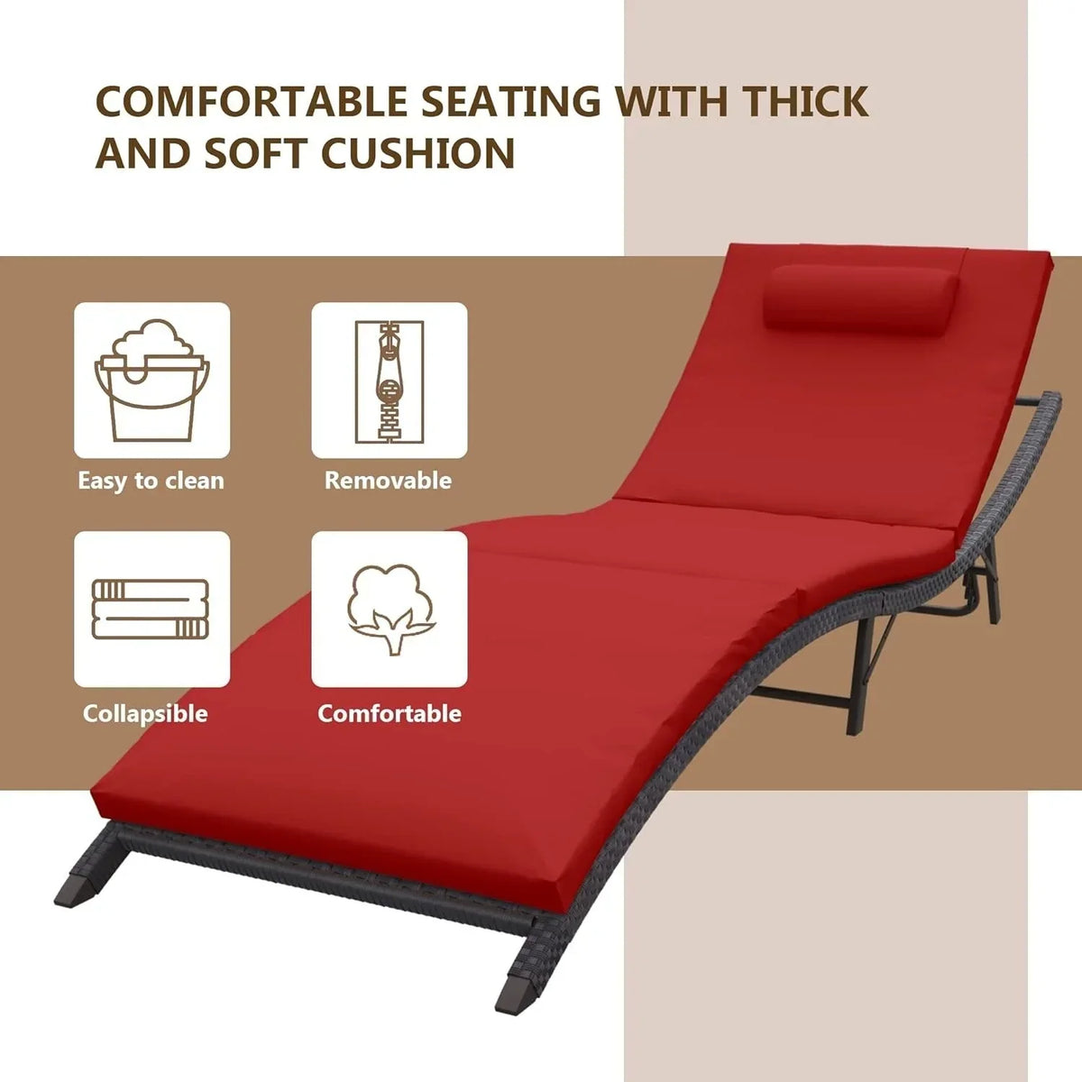 Kullavik 3-PiecesOutdoor Chaise Lounge Set