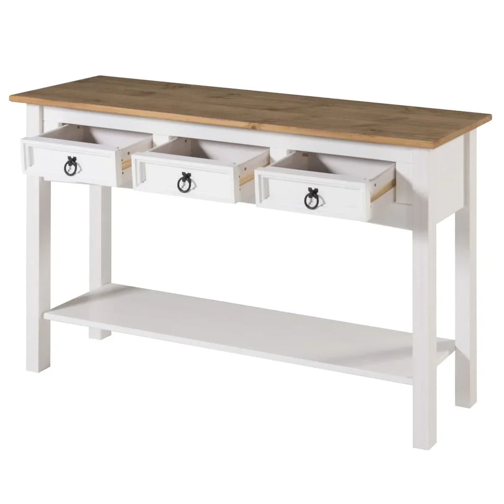 Ξύλινη Κονσόλα Τραπεζαρίας με 3 Συρτάρια Corona | Furniture Dash - N/A