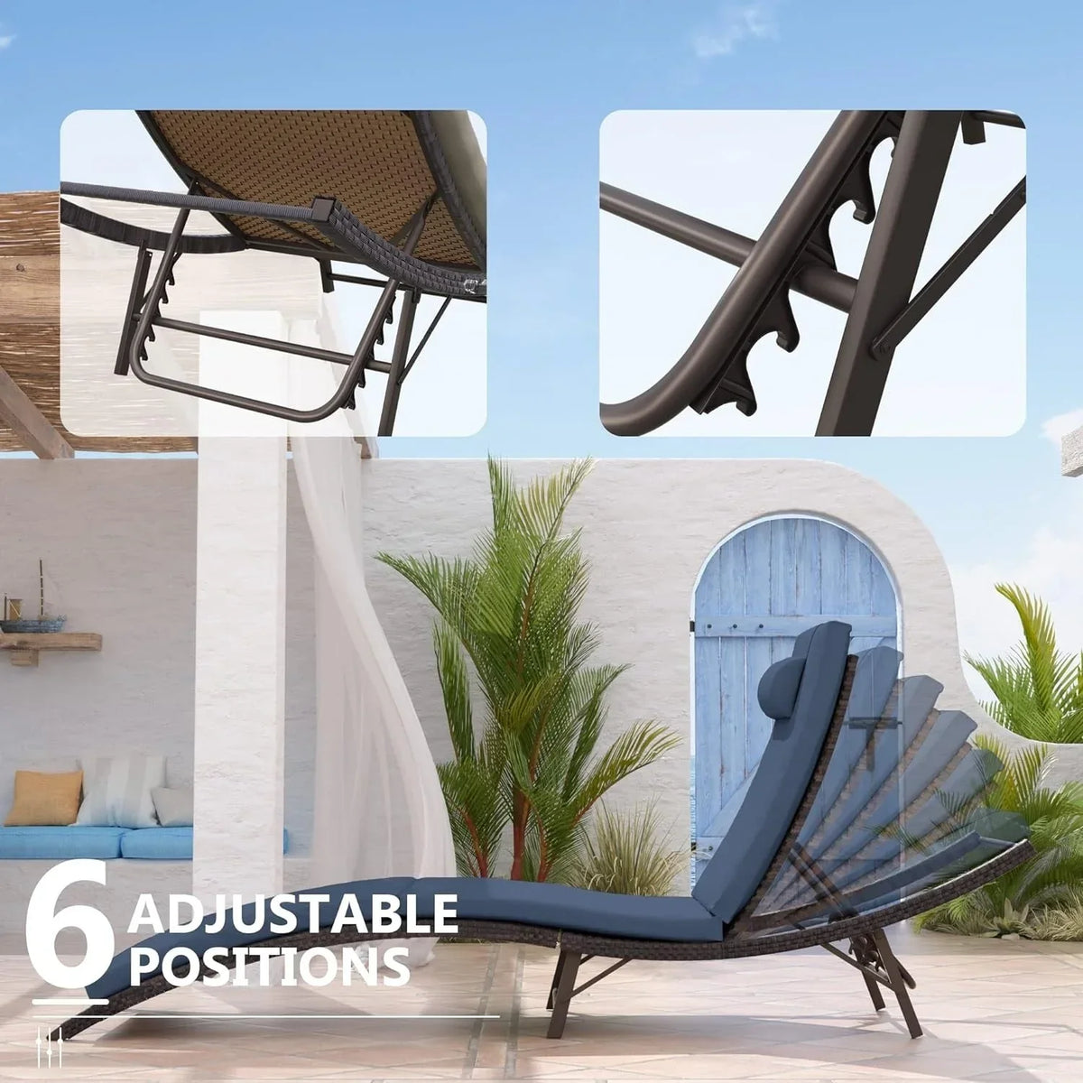 Kullavik 3-PiecesOutdoor Chaise Lounge Set
