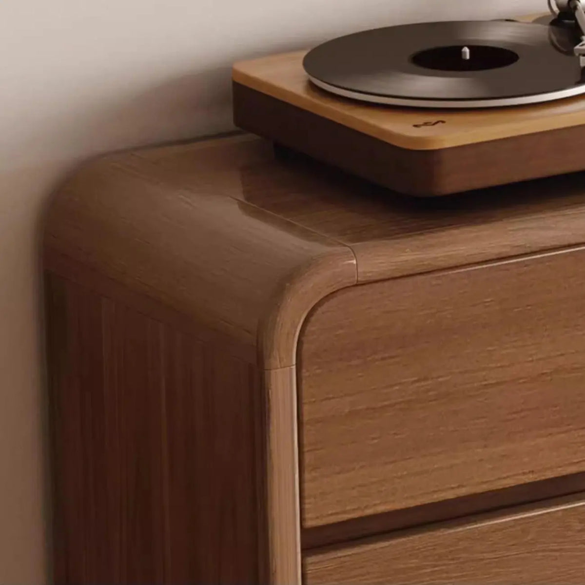 Modern Wood Hallway Medium Shoe Storage Cabinet