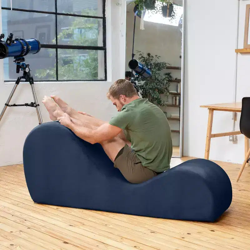 Ανάκλιντρο Yoga Avana Sleek - Κατασκευασμένο στις ΗΠΑ - Ιδανικό για διατάσεις, χαλάρωση, άσκηση και πολλά άλλα, 60 Β x 18 Π x 26 Υ ίντσες, Ανοιχτό Γκρι