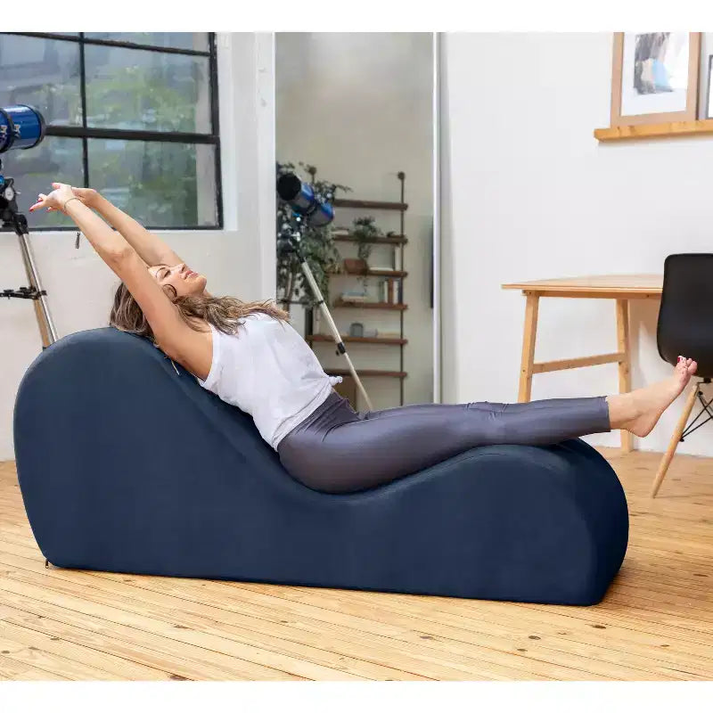 Ανάκλιντρο Yoga Avana Sleek - Κατασκευασμένο στις ΗΠΑ - Ιδανικό για διατάσεις, χαλάρωση, άσκηση και πολλά άλλα, 60 Β x 18 Π x 26 Υ ίντσες, Ανοιχτό Γκρι