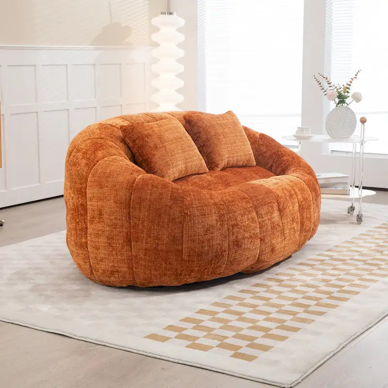 GDFStudio - Καναπές 2 Θέσεων Laurel Chenille Lazy με Αφρό Υψηλής Πυκνότητας και Υπερμεγέθη Άνεση