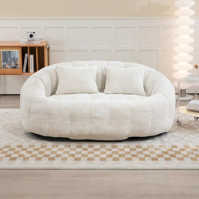 Πολυθρόνα Σακούλα Chenille Lazy Sofa
