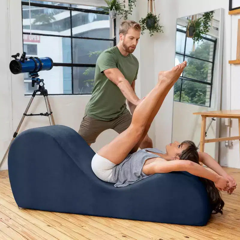 Ανάκλιντρο Yoga Avana Sleek - Κατασκευασμένο στις ΗΠΑ - Ιδανικό για διατάσεις, χαλάρωση, άσκηση και πολλά άλλα, 60 Β x 18 Π x 26 Υ ίντσες, Ανοιχτό Γκρι