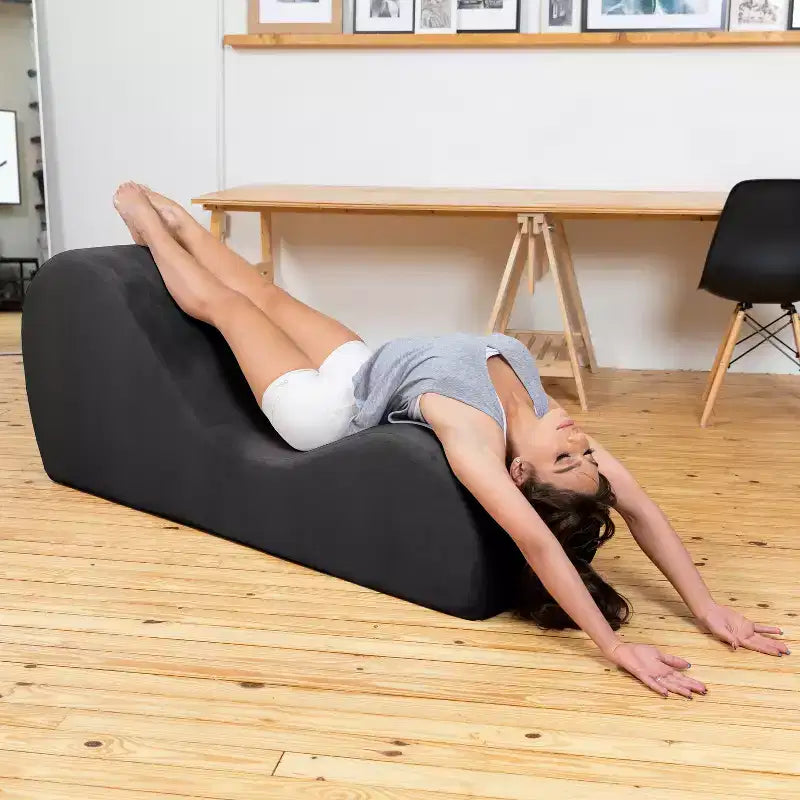 Ανάκλιντρο Yoga Avana Sleek - Κατασκευασμένο στις ΗΠΑ - Ιδανικό για διατάσεις, χαλάρωση, άσκηση και πολλά άλλα, 60 Β x 18 Π x 26 Υ ίντσες, Ανοιχτό Γκρι