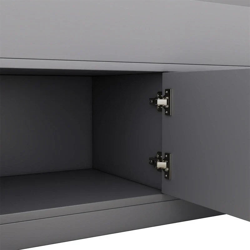 Κρεβάτι πλατφόρμα "Captain" διπλό/ημίδιπλο με 4 συρτάρια και ράφια αποθήκευσης, σκελετός κρεβατιού από μασίφ ξύλο με κεφαλάρι-βιβλιοθήκη