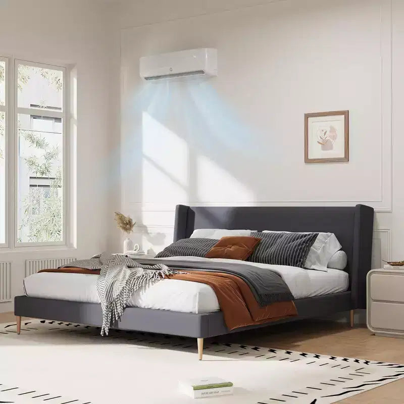 Εξαιρετικά αθόρυβο 42dB|Επιτοίχιο κλιματιστικό Mini-Split 12000 BTU 19 SEER με αντλία θερμότητας|Λειτουργία 3-σε-1 ψύξης, θέρμανσης & αφύγρανσης|Σύστημα κλιματισμού Inverter 230V σε λευκό χρώμα
